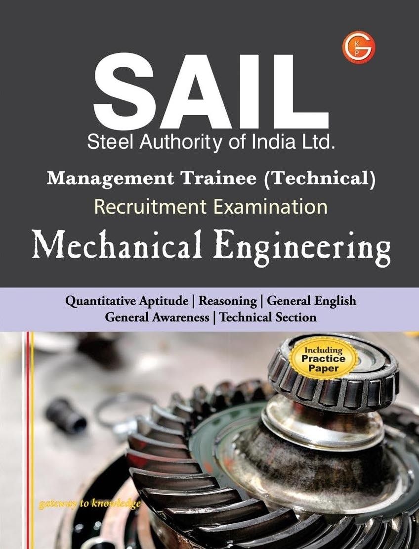 SAIL Management Trainee Technical Mechanical Engineering 4/e PB