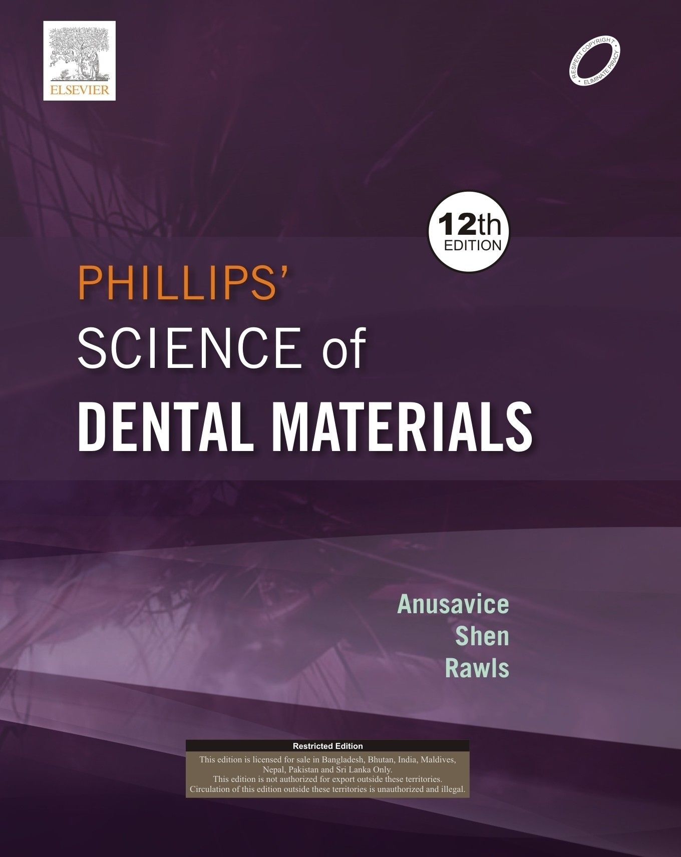 Phillips' Science of Dental Materials (English) 12th Edition Buy