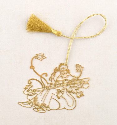 Capra Goddess Saraswati Metal Bookmark Capra Goddess Saraswati Metal Bookmark