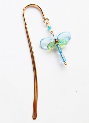 kanhai Dragonfly Tiny Metal Clip Bookmark kanhai Dragonfly Tiny Metal Clip Bookmark