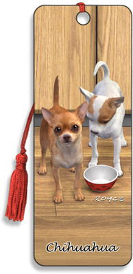 Om Book Shop Chihuahua 3D Bookmark