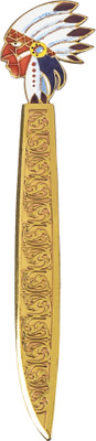 33% OFF on AVA Native Cherokee Chieftain Paper Knife Bookmark