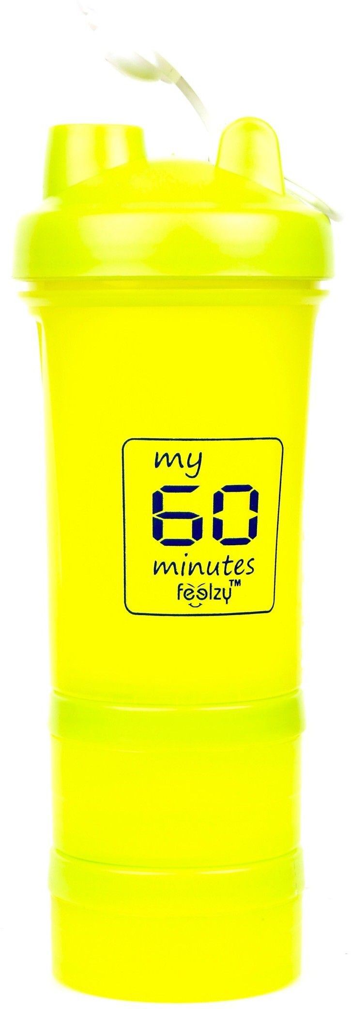 Foolzy My 60 Minutes Workout Gym Shaker 450 ml Bottle