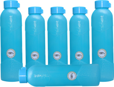 Harshpet Fridge Bottle- Alpha Blue 1000 Ml Bottle (Pack Of 6, Blue)