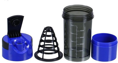 Dyeg Cyclone Shaker 500 Ml Sipper (Pack Of 1, Black, Blue)
