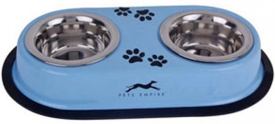 33% OFF on Pets Empire Stainless Steel Bowl Set Blue, Pack of 2 33% OFF on Pets Empire Stainless Steel Bowl Set Blue, Pack of 2