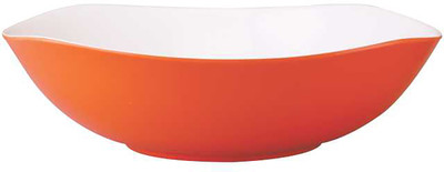 4% OFF on Borosil Wave_Double Melamine Bowl Orange, Pack of 1 4% OFF on Borosil Wave_Double Melamine Bowl Orange, Pack of 1