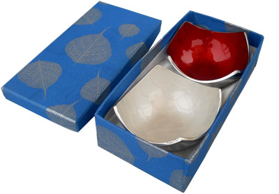 14% OFF on Metallic Kreationz Aluminium Bowl Set Red, White, Pack of 2 14% OFF on Metallic Kreationz Aluminium Bowl Set Red, White, Pack of 2