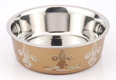 10% OFF on Heureux Bella Stainless Steel Bowl Gold, Pack of 1