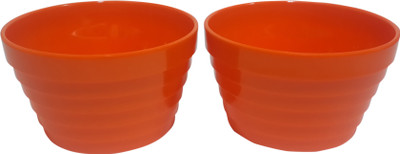 13% OFF on Homeeware Melamine Bowl Set Orange, Pack of 2 13% OFF on Homeeware Melamine Bowl Set Orange, Pack of 2