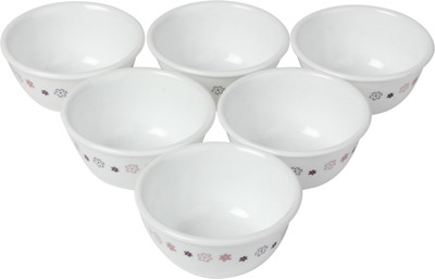 Corelle Essential Series Glass Bowl Set White, Pack of 6