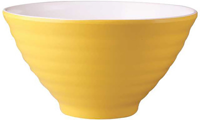5% OFF on Borosil Bonny_Double Melamine Bowl Yellow, Pack of 1