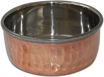 48% OFF on DakshCraft Indian Bowls Small Handmade Tableware Copper, Stainless Steel Bowl Gold, Pack of 1