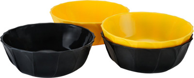 39% OFF on Saflona Polypropylene Bowl Set Yellow, Black, Pack of 4 39% OFF on Saflona Polypropylene Bowl Set Yellow, Black, Pack of 4