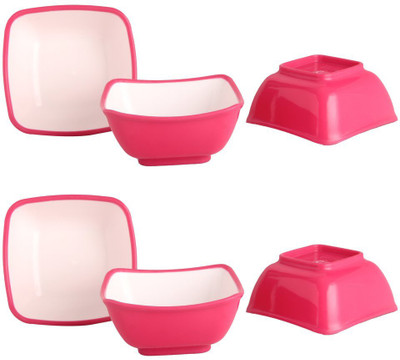 10% OFF on Shreya Impex Micro Senorita Double Colour Plastic Bowl Set Pink, Pack of 6 10% OFF on Shreya Impex Micro Senorita Double Colour Plastic Bowl Set Pink, Pack of 6