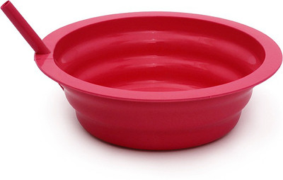 Pebbleyard Plastic Bowl Set Red, Pack of 2 Pebbleyard Plastic Bowl Set Red, Pack of 2