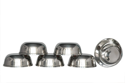 20% OFF on BM Stainless Steel Bowl Set Steel, Pack of 6 20% OFF on BM Stainless Steel Bowl Set Steel, Pack of 6