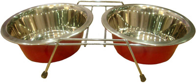 50% OFF on HMSTEELS Stainless Steel Bowl Set Red, Pack of 2 50% OFF on HMSTEELS Stainless Steel Bowl Set Red, Pack of 2