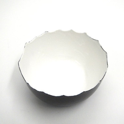 30% OFF on Indian Reverie 2-Toned Iron Bowl White, Pack of 1