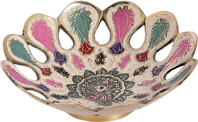 47% OFF on Rajrang Serving Classic Brass Bowl White, Pack of 1