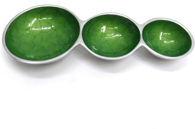 30% OFF on Indian Reverie 3-Section Aluminium Bowl Set Green, Pack of 1 30% OFF on Indian Reverie 3-Section Aluminium Bowl Set Green, Pack of 1