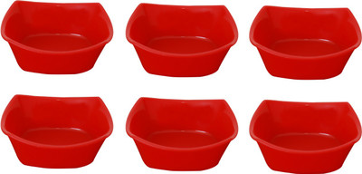 47% OFF on Teflon Polypropylene Bowl Set Red, Pack of 6 47% OFF on Teflon Polypropylene Bowl Set Red, Pack of 6