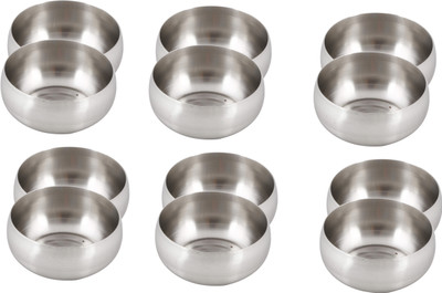 29% OFF on Lime Stainless Steel Bowl Set Silver, Pack of 12 29% OFF on Lime Stainless Steel Bowl Set Silver, Pack of 12