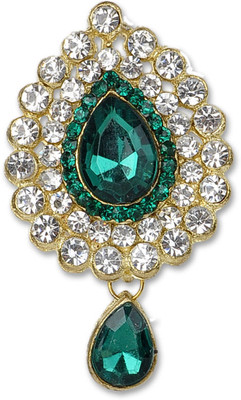 68% OFF on The Pari Green Golden Brooch Green 68% OFF on The Pari Green Golden Brooch Green