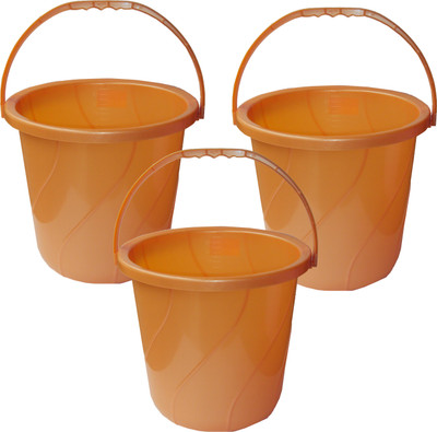 40% OFF on Milton Orbit 15 L Plastic Bucket Orange