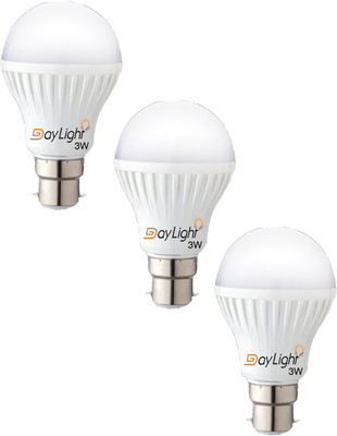 27% OFF on Daylight Technology 3 W LED Bulb White, Pack of 3 27% OFF on Daylight Technology 3 W LED Bulb White, Pack of 3