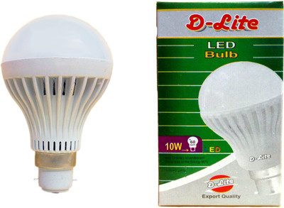 62% OFF on D-Lite 10 W LED Bulb White