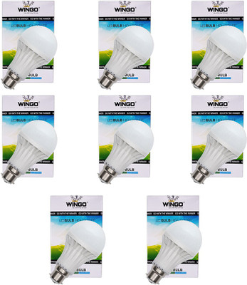 64% OFF on Wingo Imported 7 W LED Bulb White, Pack of 8