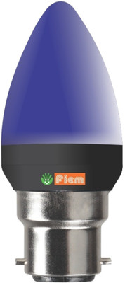 12% OFF on Fiem Bright Mini Power Saving Candle Deco 0.5 W LED Bulb Blue, Pack of 18