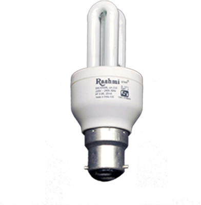 21% OFF on Rashmi 3U Lamp B22 Cap 8 W CFL Bulb White