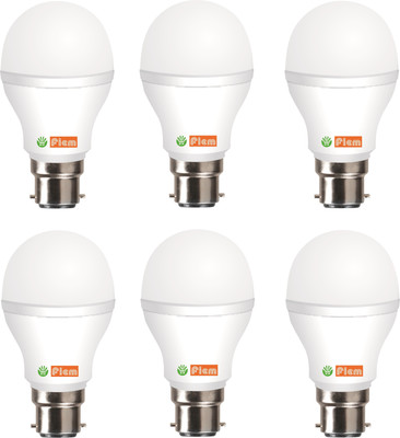 6% OFF on Fiem Power Saving 3 W LED Bulb White, Pack of 6