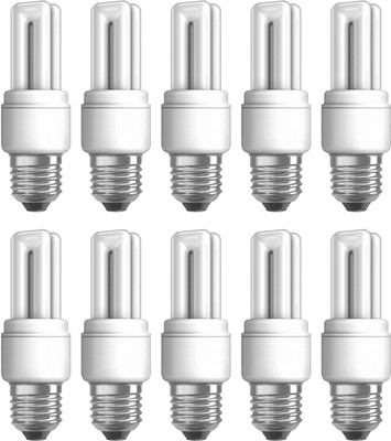 16% OFF on Osram Dulux Star T3 E27 5 W CFL Bulb Pack of 10
