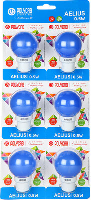 1% OFF on Polycab Eco Friendly1 0.5 W LED Bulb Blue, Pack of 6 1% OFF on Polycab Eco Friendly1 0.5 W LED Bulb Blue, Pack of 6