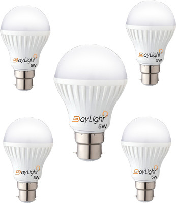 34% OFF on Daylight Technology 5 W LED Bulb Pack of 5 34% OFF on Daylight Technology 5 W LED Bulb Pack of 5