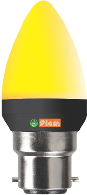 9% OFF on Fiem Bright Mini Power Saving Candle Deco 0.5 W LED Bulb Yellow
