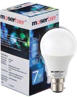 65% OFF on Moserbaer 7 W LED Bulb White, Pack of 4 65% OFF on Moserbaer 7 W LED Bulb White, Pack of 4