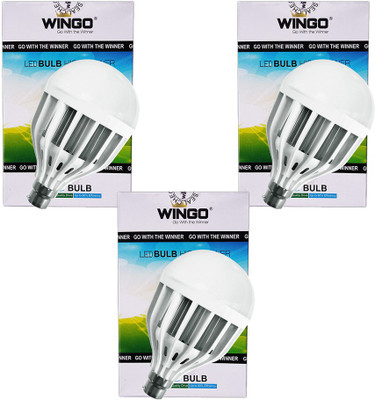 64% OFF on Wingo Imported 15 W LED Bulb White, Pack of 3