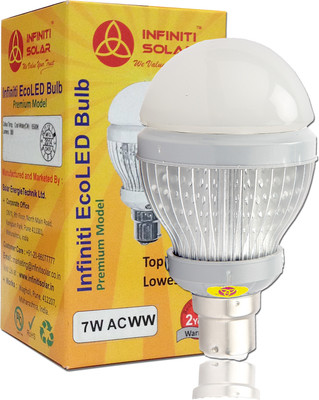 Infiniti Warm White B22 7 W LED Bulb White
