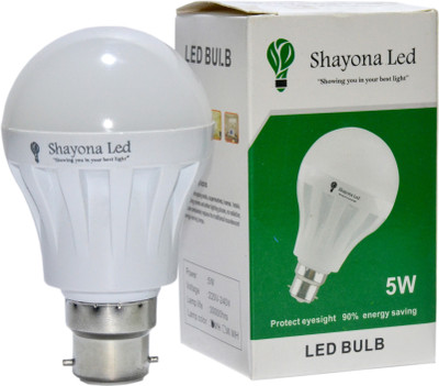 Shayona Led Ultra 5 W LED Bulb White Shayona Led Ultra 5 W LED Bulb White