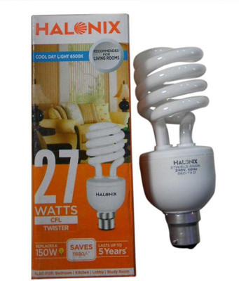 13% OFF on Halonix 27 W CFL Bulb White 13% OFF on Halonix 27 W CFL Bulb White