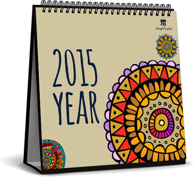 25% OFF on ShopMantra Ethnic Patterns 2015 Desk Calendar