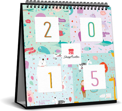 62% OFF on ShopMantra Vector Zoo 2015 Desk Calendar