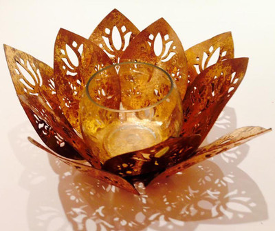 17% OFF on Wink Lotus Jali Votive Iron 1 - Cup Tealight Holder Gold, Pack of 1 17% OFF on Wink Lotus Jali Votive Iron 1 - Cup Tealight Holder Gold, Pack of 1