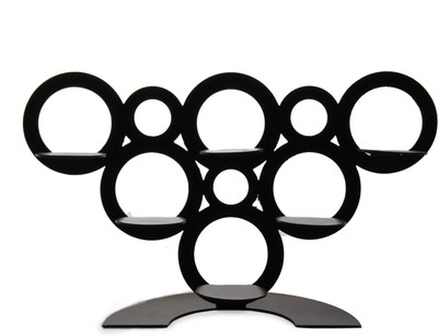 20% OFF on Glazer Metal Art 6 Way Black Finish Steel 6 - Cup Tealight Holder Black, Pack of 1