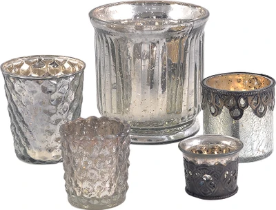 30% OFF on The Yellow Door Glass Tealight Holder Silver, Pack of 5 30% OFF on The Yellow Door Glass Tealight Holder Silver, Pack of 5