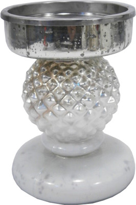 42% OFF on Golmaal Shop Glass 1 - Cup Candle Holder Silver, Pack of 1 42% OFF on Golmaal Shop Glass 1 - Cup Candle Holder Silver, Pack of 1